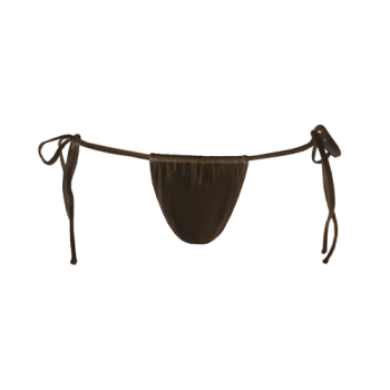 Low Brief with laces 15 LOW BRIEF WITH LACES brown retro