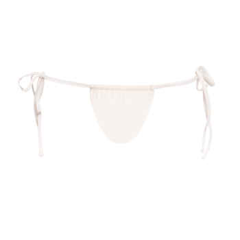 Low Brief with laces 17 LOW BRIEF WITH LACES white retro